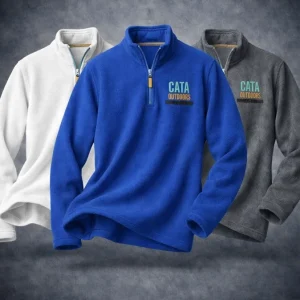 Buzo polar medio cierre