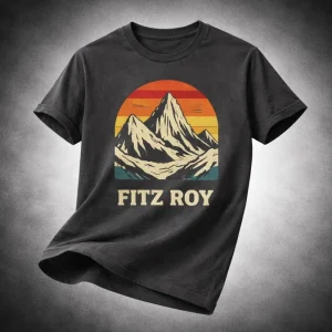 Remera Fitz Roy negra